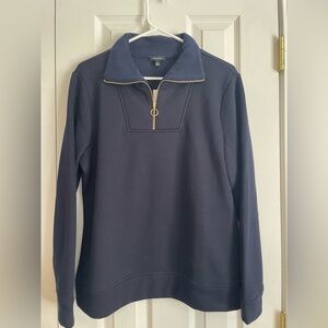 Talbots women’s Navy Blue Zip-Up Sweater/sweatshirt